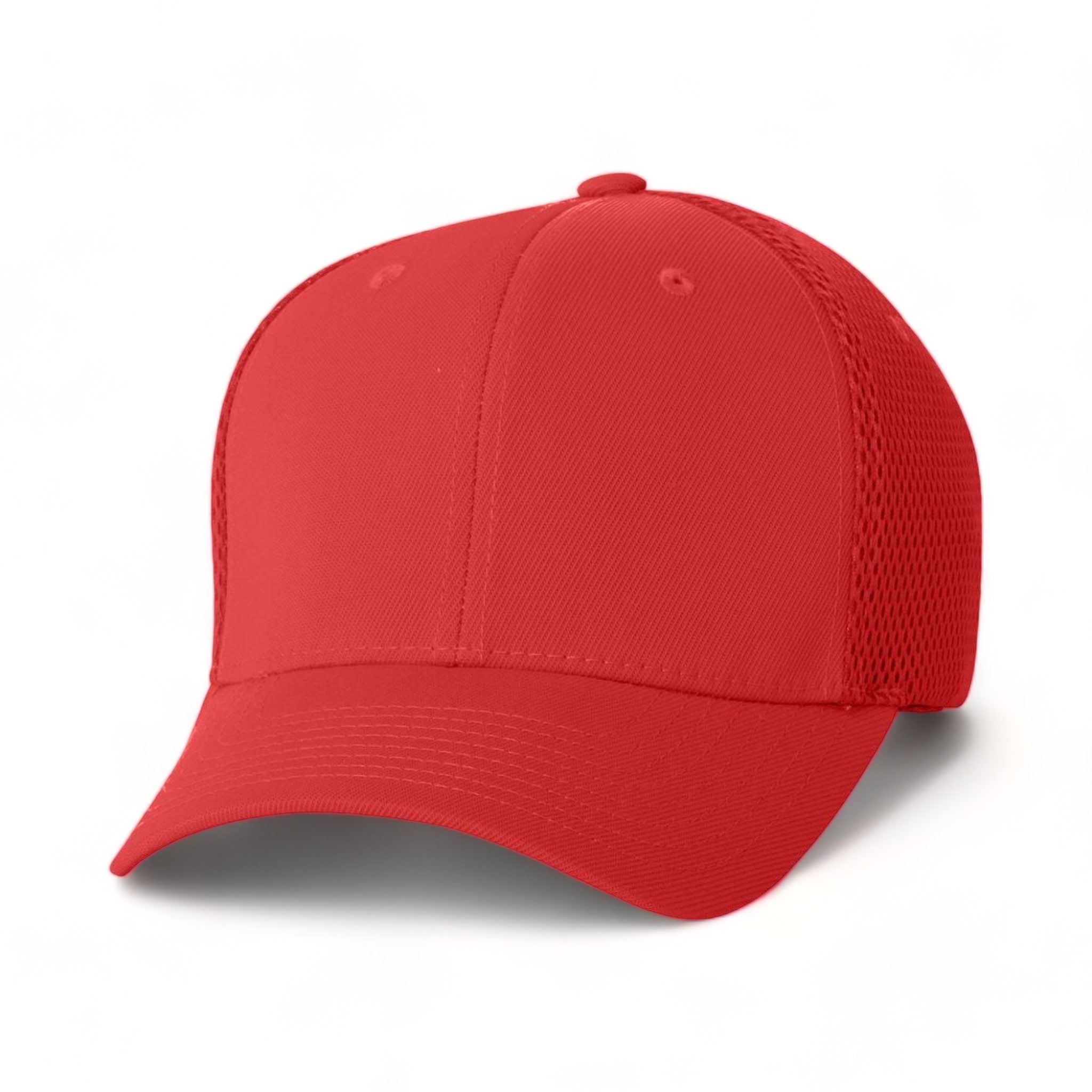 Front view of Flexfit 6533 custom hat in red