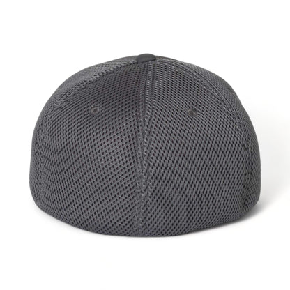 Back view of Flexfit 6533 custom hat in dark grey