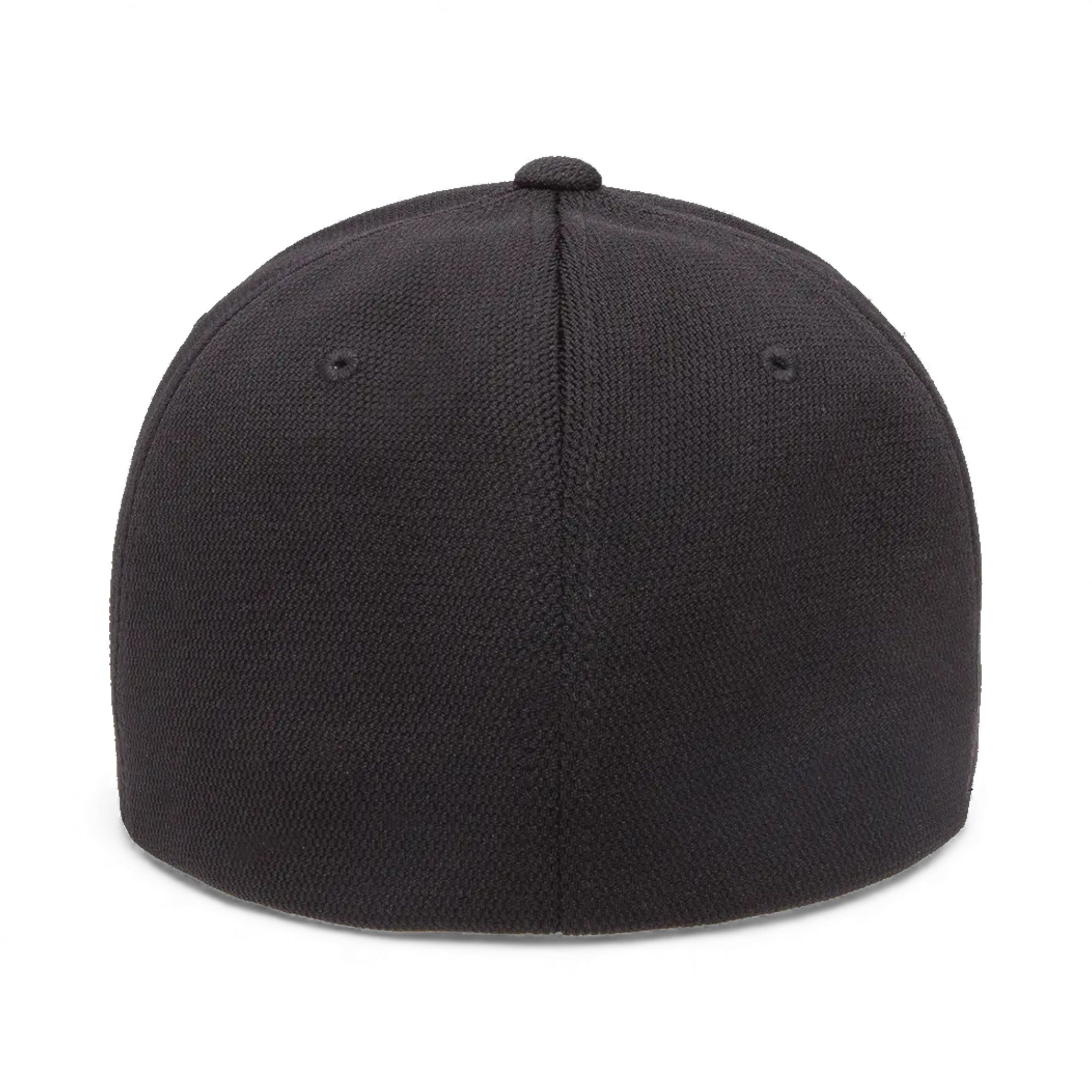 Back view of Flexfit 6597 custom hat in black