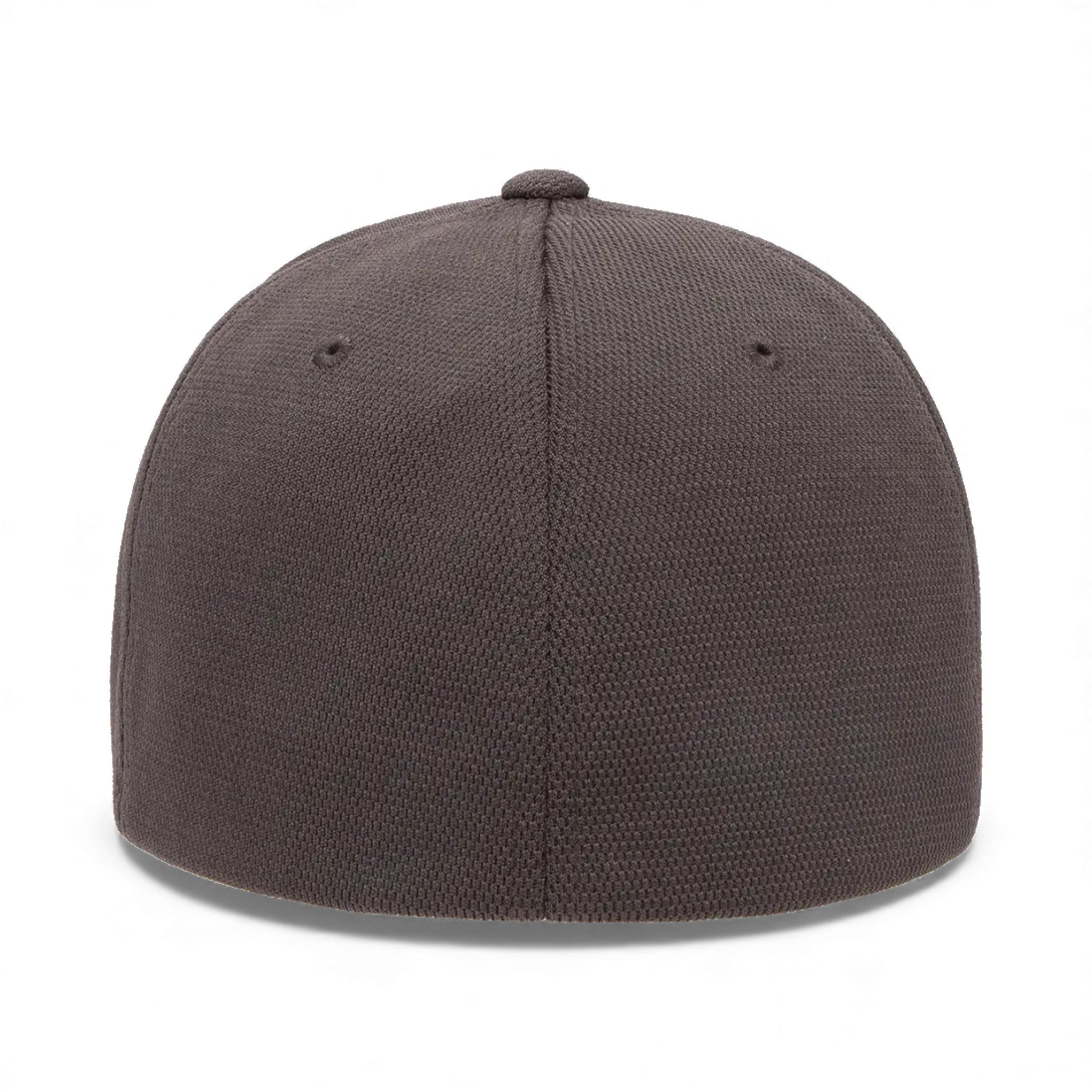 Back view of Flexfit 6597 custom hat in grey