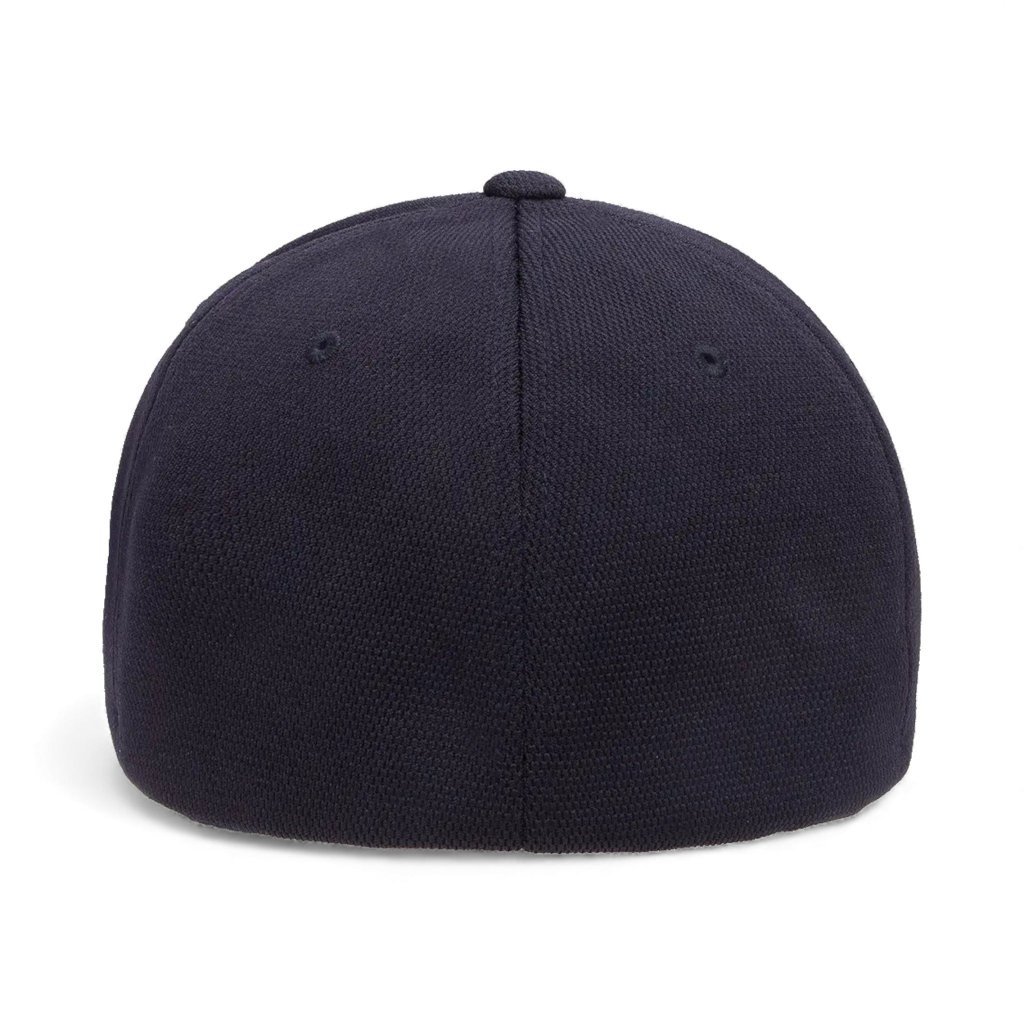 Back view of Flexfit 6597 custom hat in navy