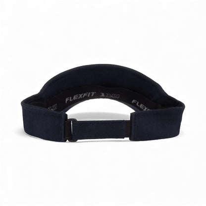 Back view of Flexfit 8110 custom hat in navy