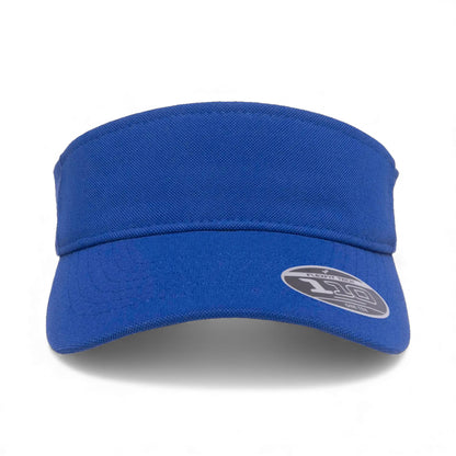 Front view of Flexfit 8110 custom hat in royal