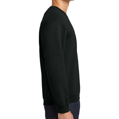Gildan 18000 custom crewneck in black, right side view