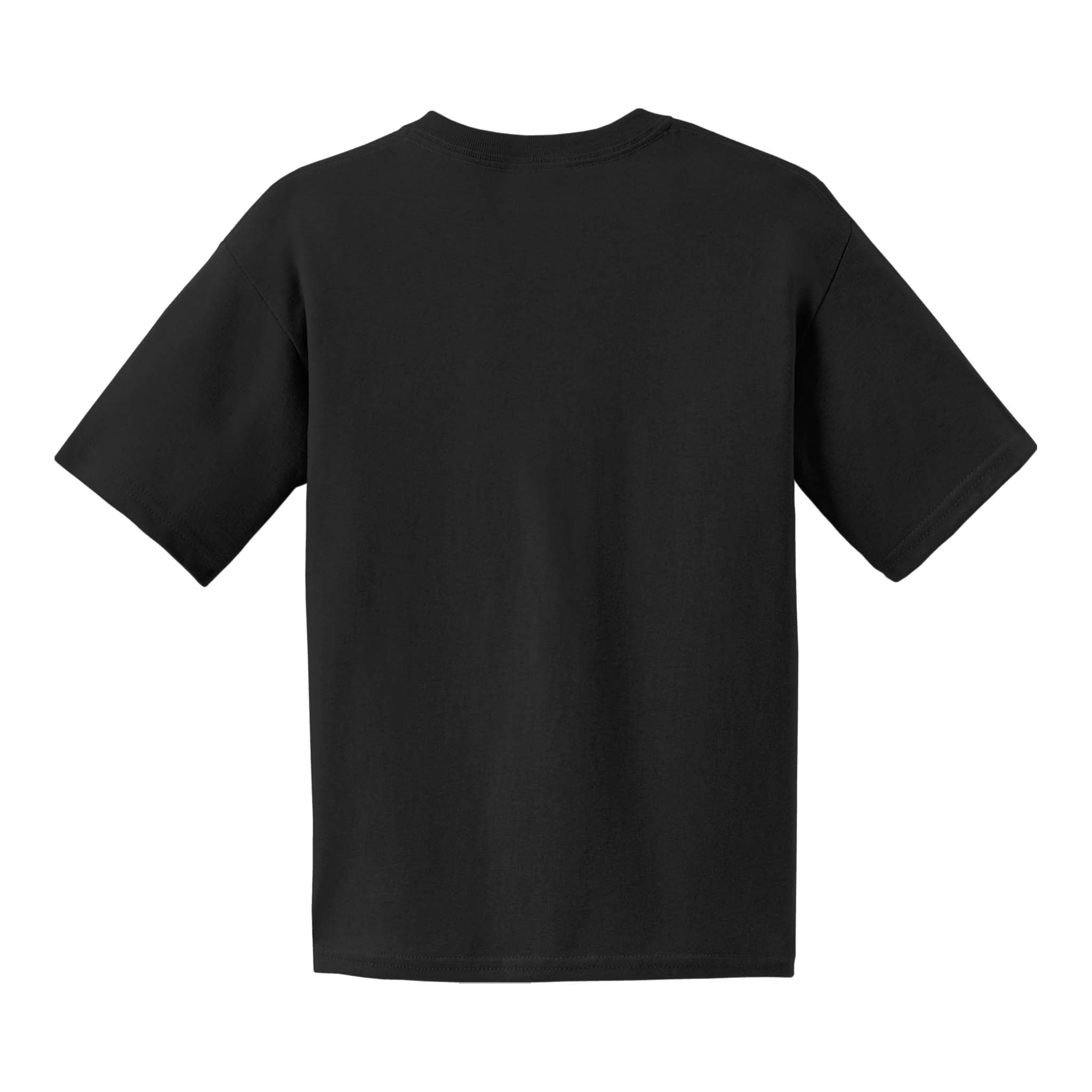 Gildan 2000B custom short sleeve t-shirt in black, back view