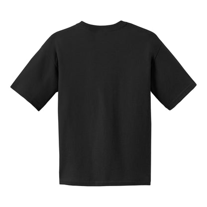 Gildan 2000B custom short sleeve t-shirt in black, back view