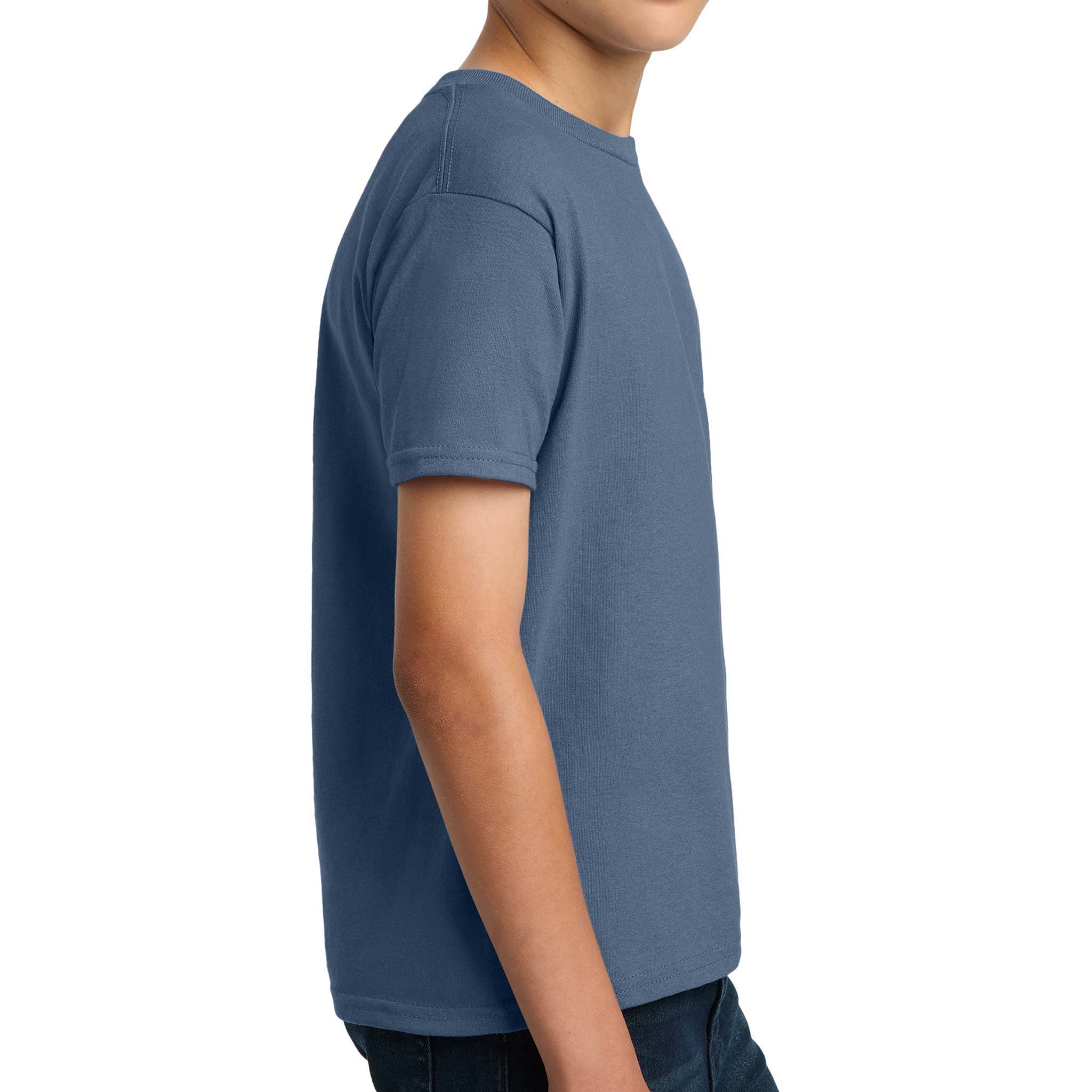 Gildan 2000B custom short sleeve t-shirt in cardinal red, right side view