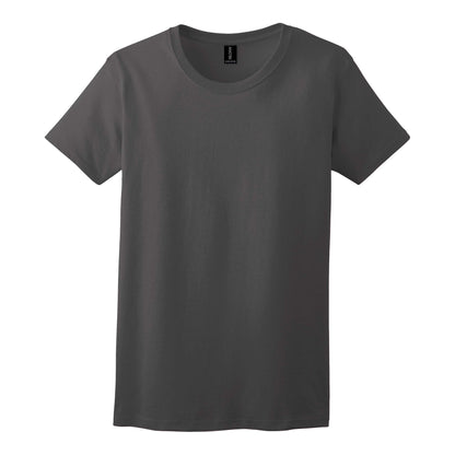 Gildan 2000L custom short sleeve t-shirt in charcoal, front view