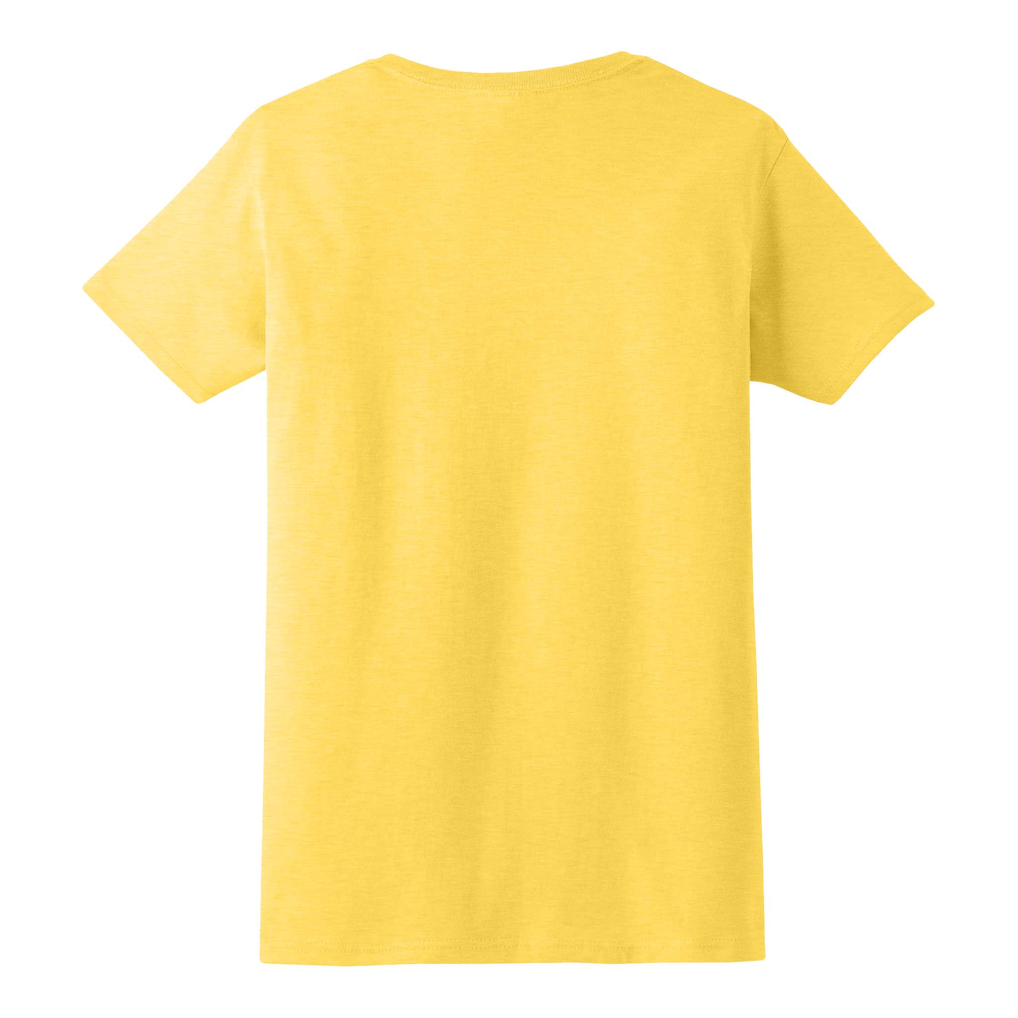 Gildan 2000L custom short sleeve t-shirt in daisy, back view