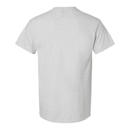 Gildan 2000 custom short sleeve t-shirt in ash, back view