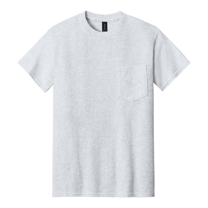 Gildan 2300 custom short sleeve t-shirt in ash, front view