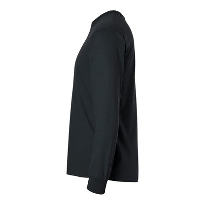 Gildan 2400 custom long sleeve t-shirt in black, left side view