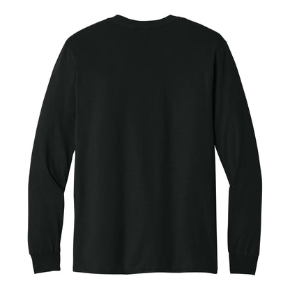 Gildan 5400 custom long sleeve t-shirt in black, back view