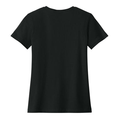 Gildan 64000L custom short sleeve t-shirt in black, back view