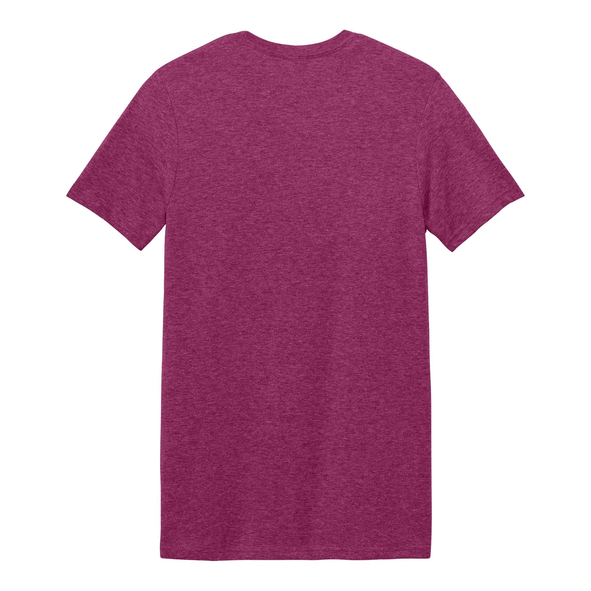 Gildan 64000 custom short sleeve t-shirt in antique heliconia, back view