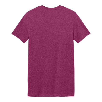 Gildan 64000 custom short sleeve t-shirt in antique heliconia, back view