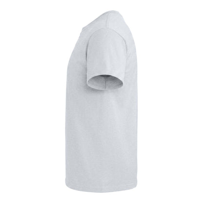 Gildan 8000 custom short sleeve t-shirt in ash, left side view