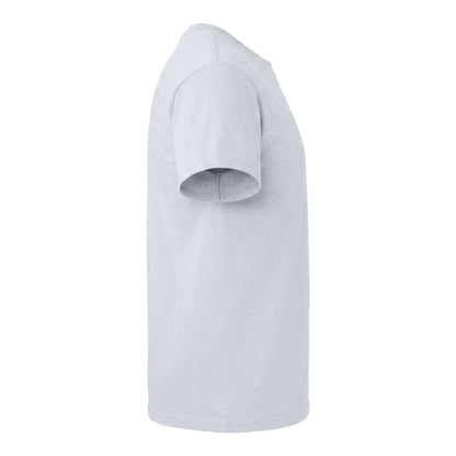 Gildan 8000 custom short sleeve t-shirt in ash, right side view
