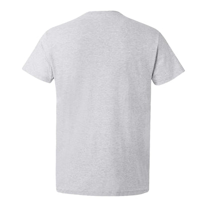 Hanes 4980 custom short sleeve t-shirt in ash, back view