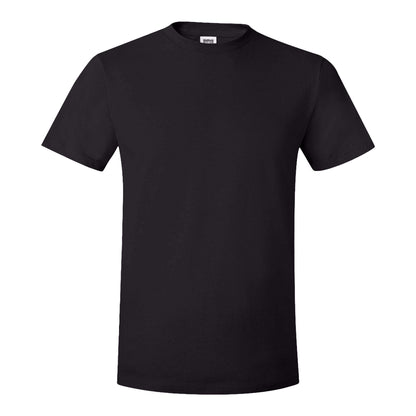 Hanes 4980 custom short sleeve t-shirt in black, front view