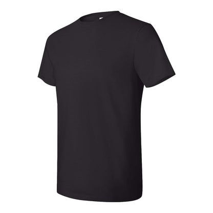 Hanes 4980 custom short sleeve t-shirt in black, left side view