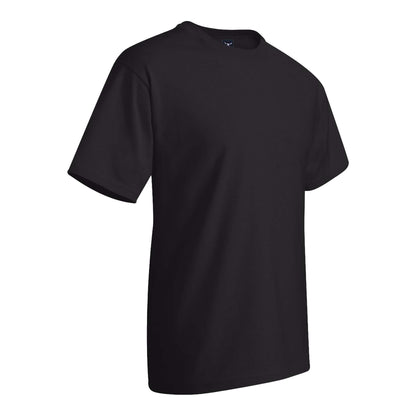 Hanes 5180 custom short sleeve t-shirt in black, right side view