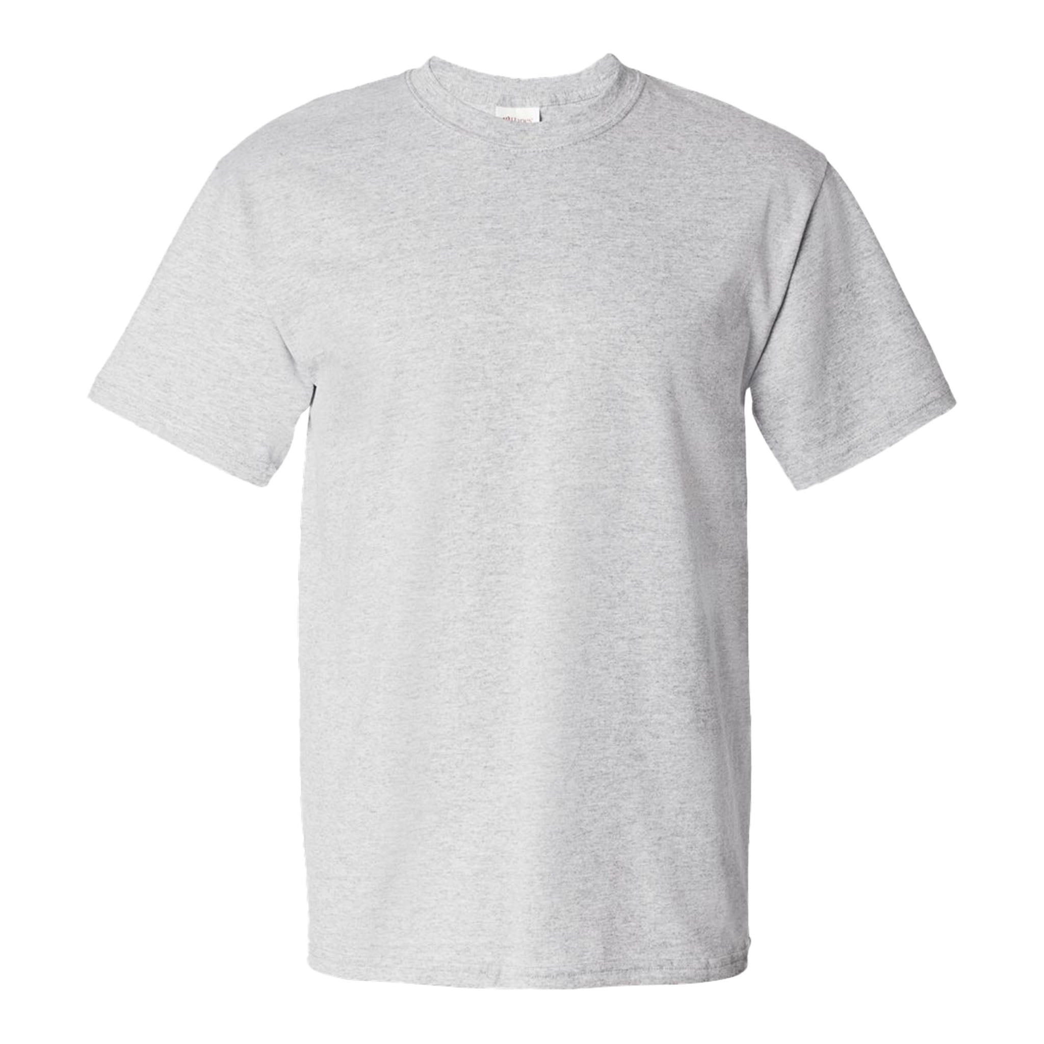 Hanes 5280 custom short sleeve t-shirt in ash, front view