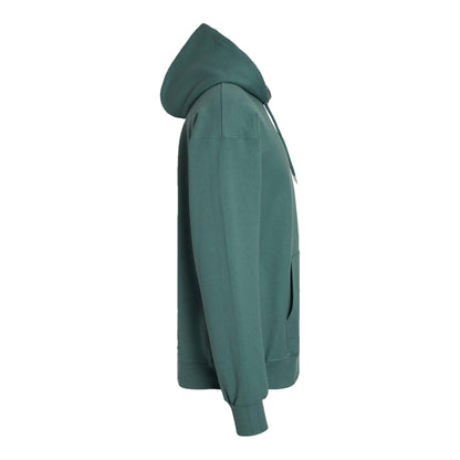 Hanes F170 custom hoodie in cactus, right side view