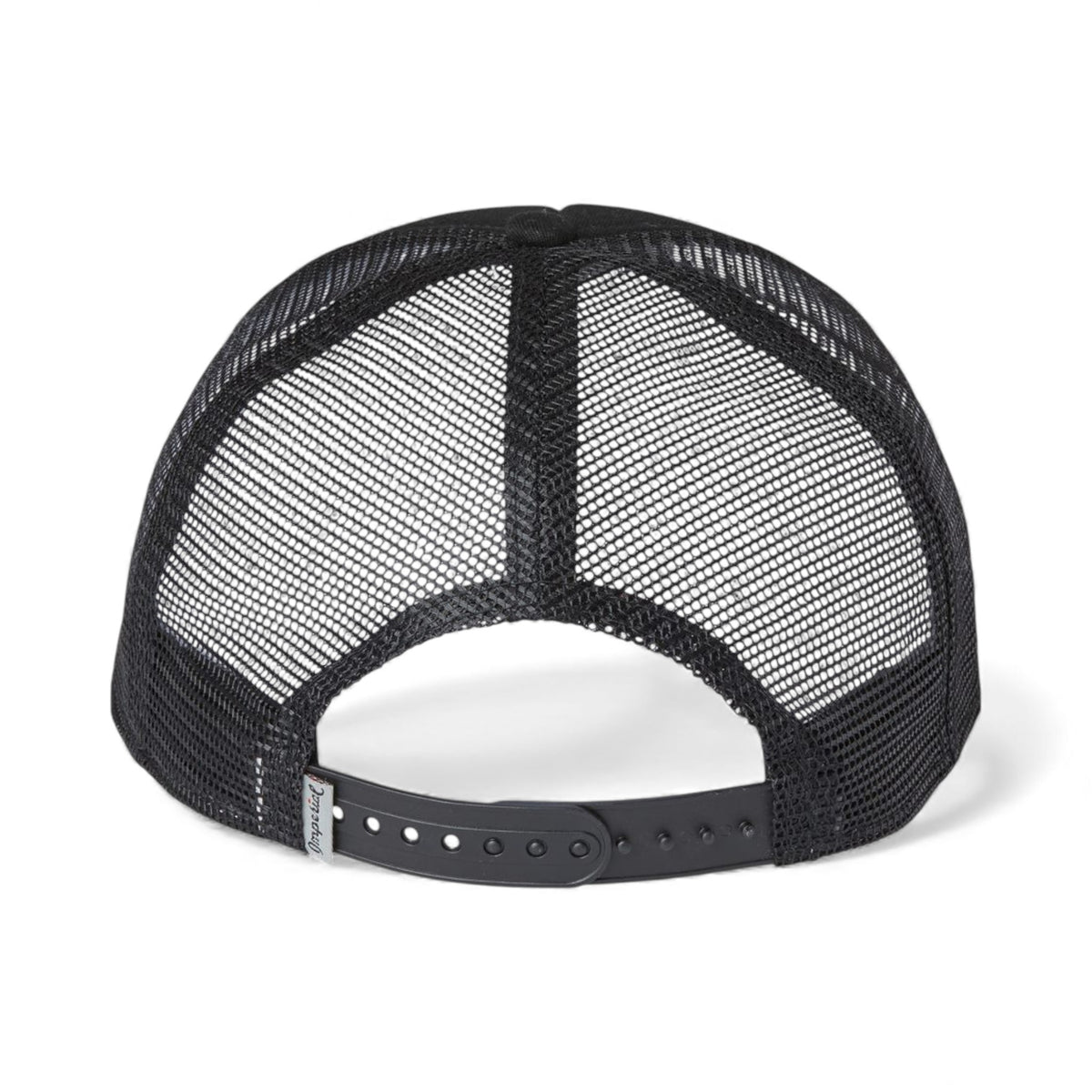 Back view of Imperial 1287 custom hat in black