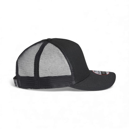 Right side view of Imperial 1287 custom hat in black