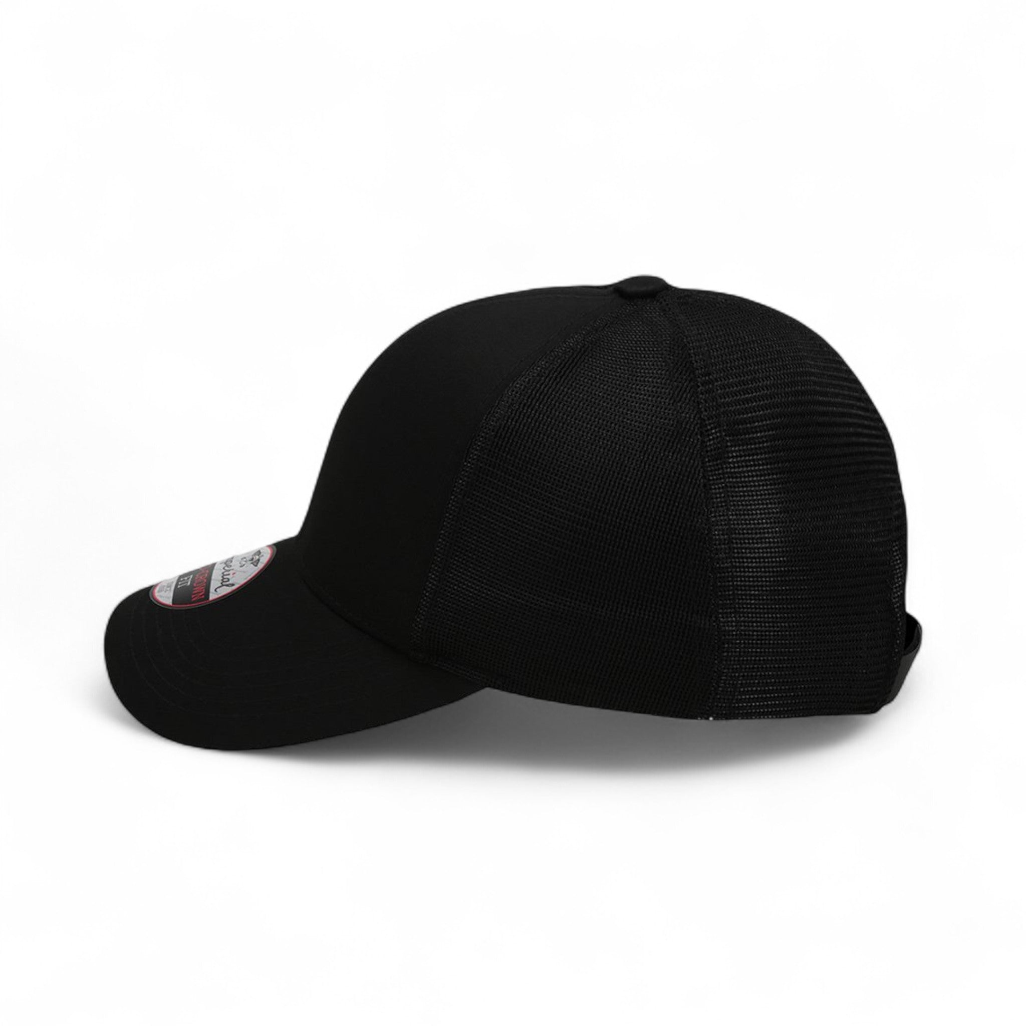 Left side view of Imperial 1988M custom hat in black