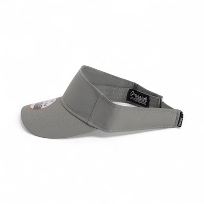 Left side view of Imperial 3124P custom hat in frost grey