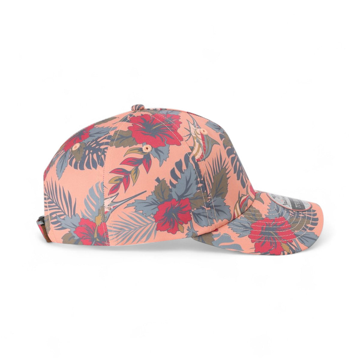 Right side view of Imperial 4072 custom hat in sunset
