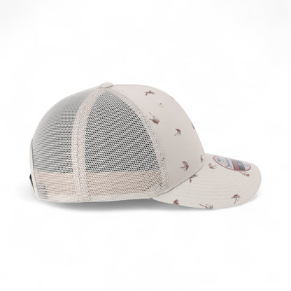 Right side view of Imperial 4074 custom hat in khaki