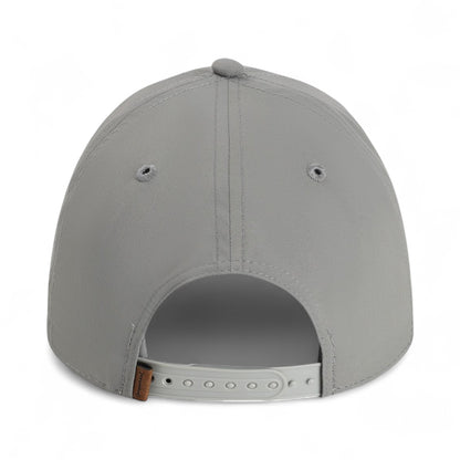 Back view of Imperial 5054U custom hat in grey and black