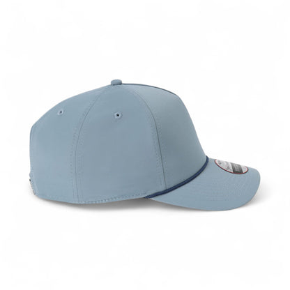 Right side view of Imperial 5054 custom hat in breaker blue and navy