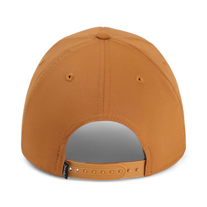Back view of Imperial 5054 custom hat in buckthorn brown and black