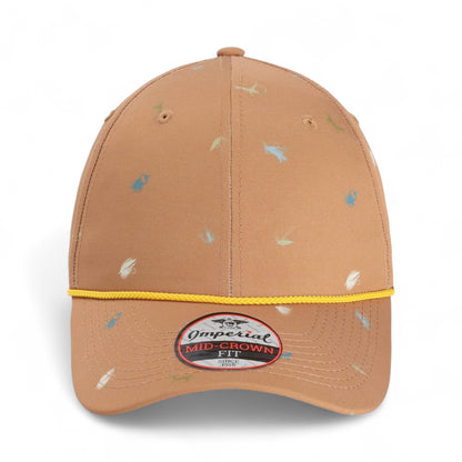 Front view of Imperial 5058 custom hat in buckthorn brown