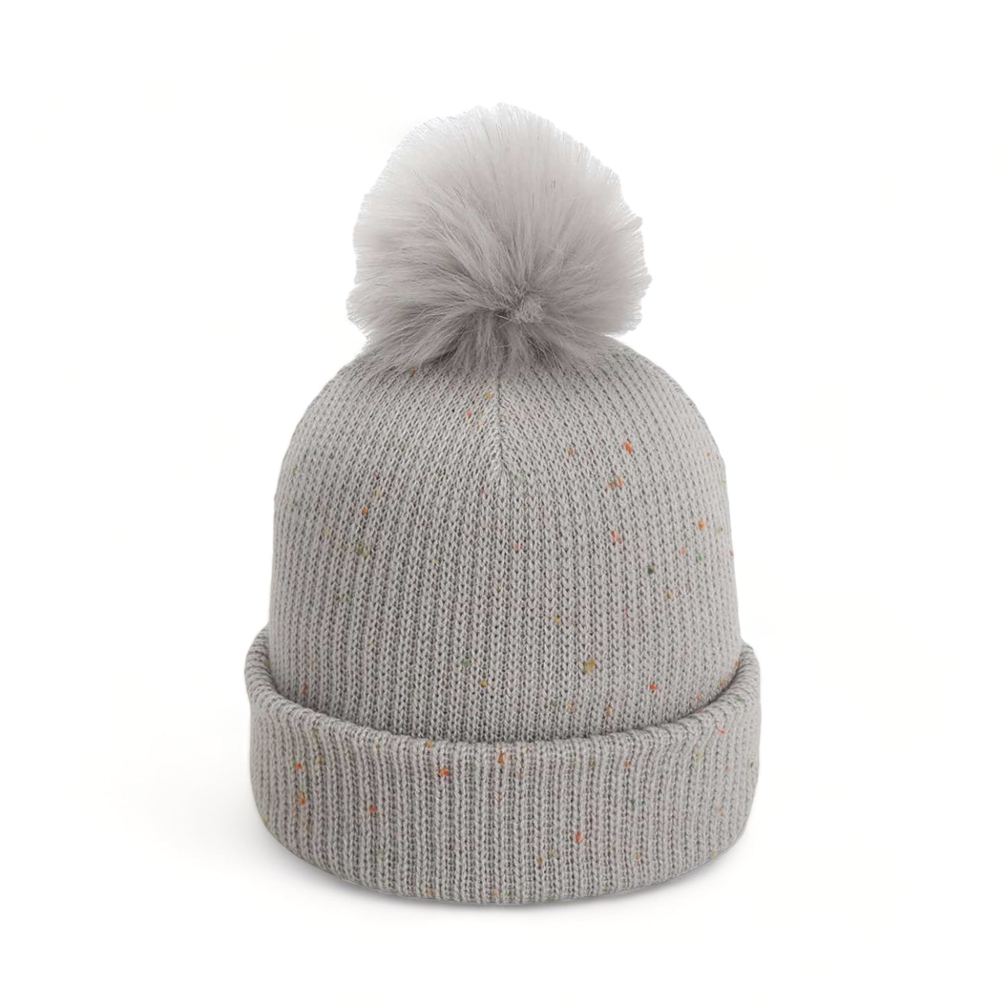 Front view of Imperial 6014 custom hat in light grey