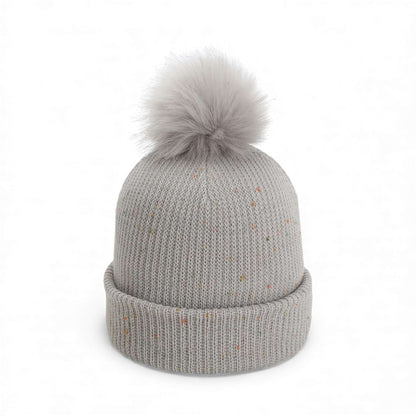 Right side view of Imperial 6014 custom hat in light grey
