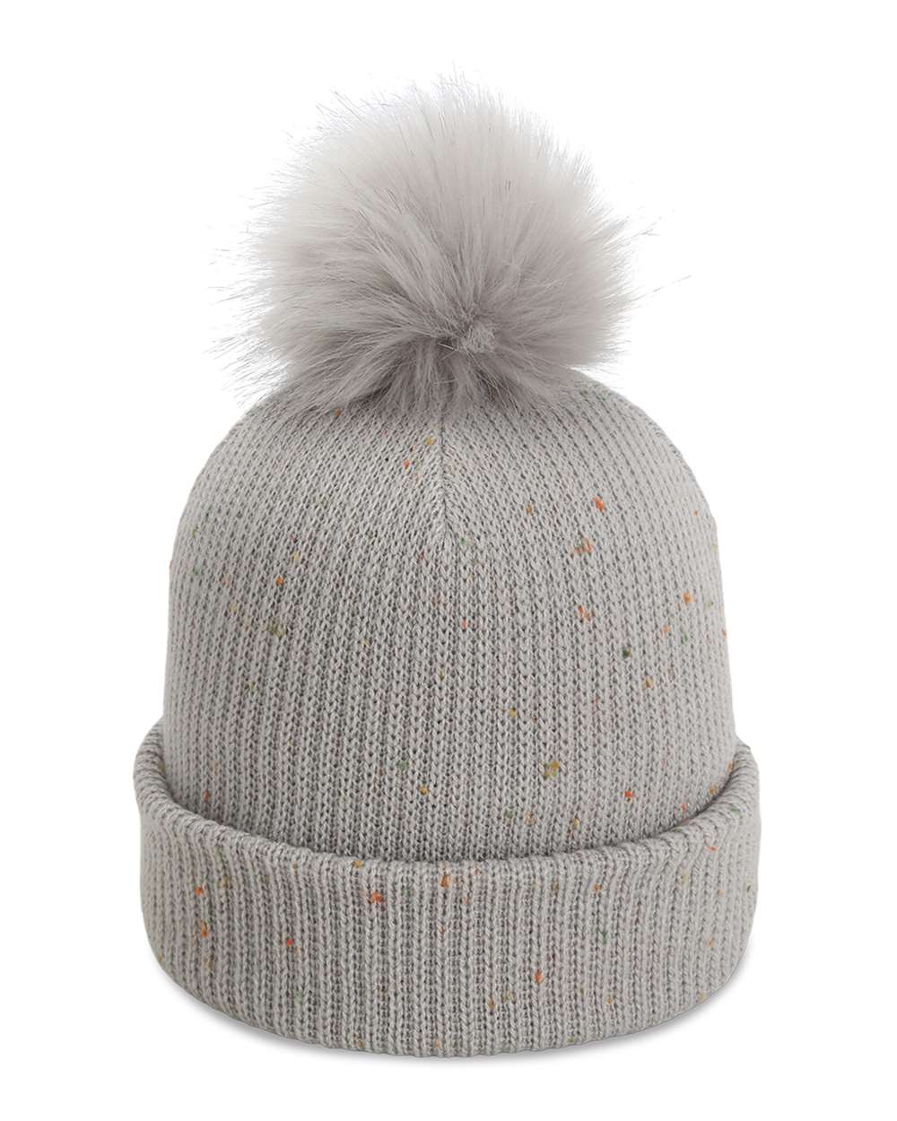 Left side view of Imperial 6014 custom hat in light grey