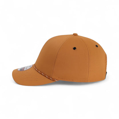 Left side view of Imperial 6054 custom hat in buckthorn brown
