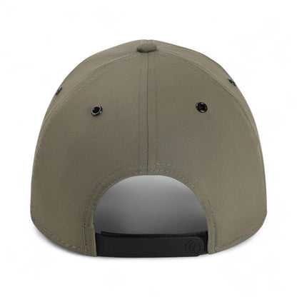 Back view of Imperial 6054 custom hat in olive