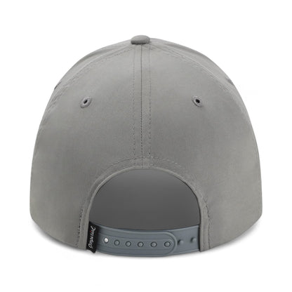 Back view of Imperial 7054N custom hat in grey