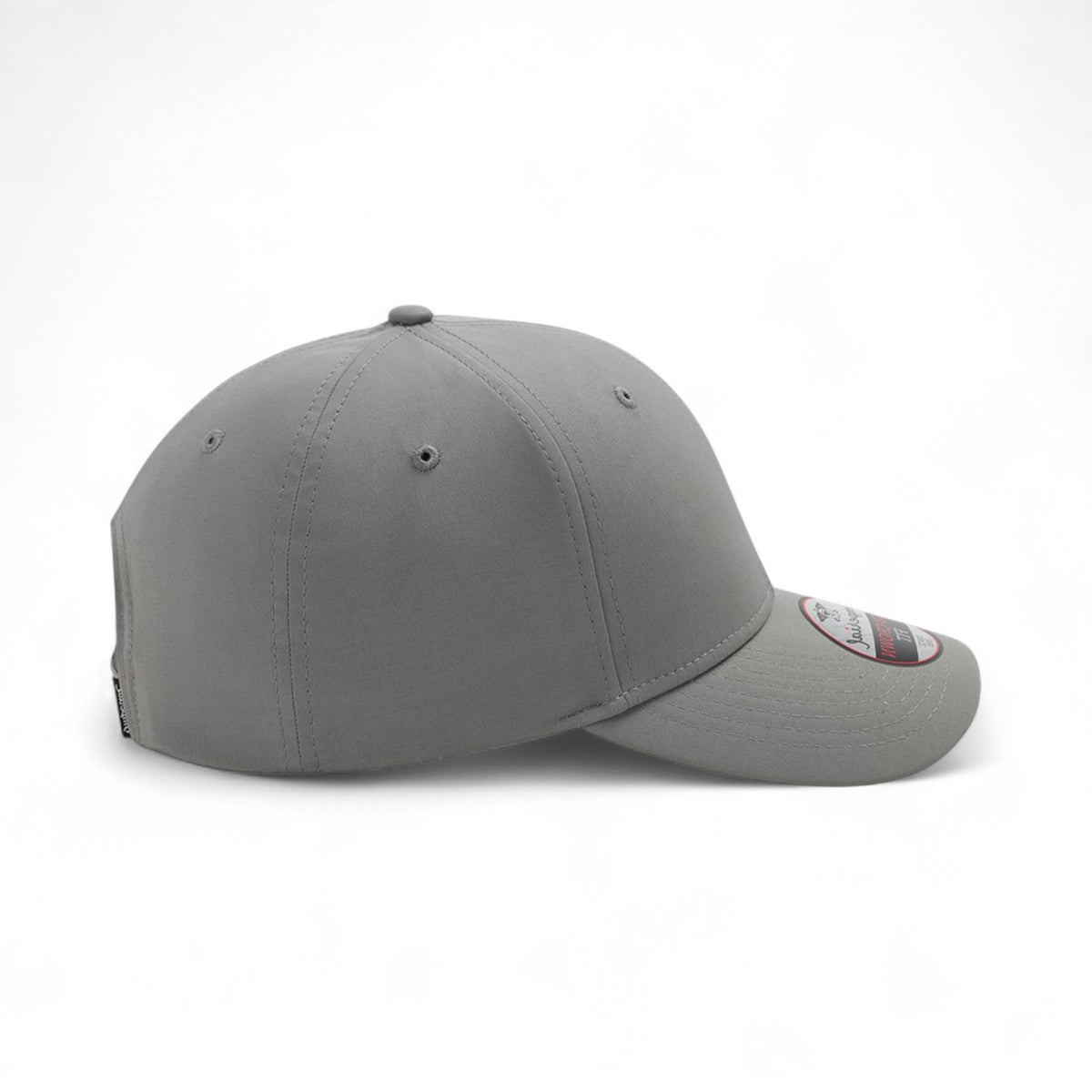 Right side view of Imperial 7054N custom hat in grey