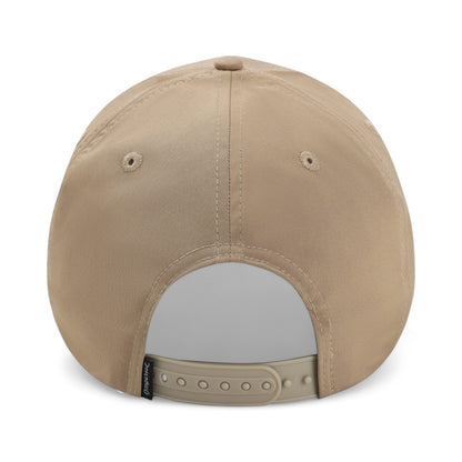 Back view of Imperial 7054N custom hat in khaki