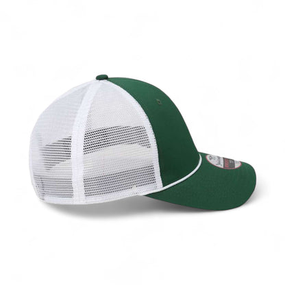 Right side view of Imperial 7055 custom hat in forest and white