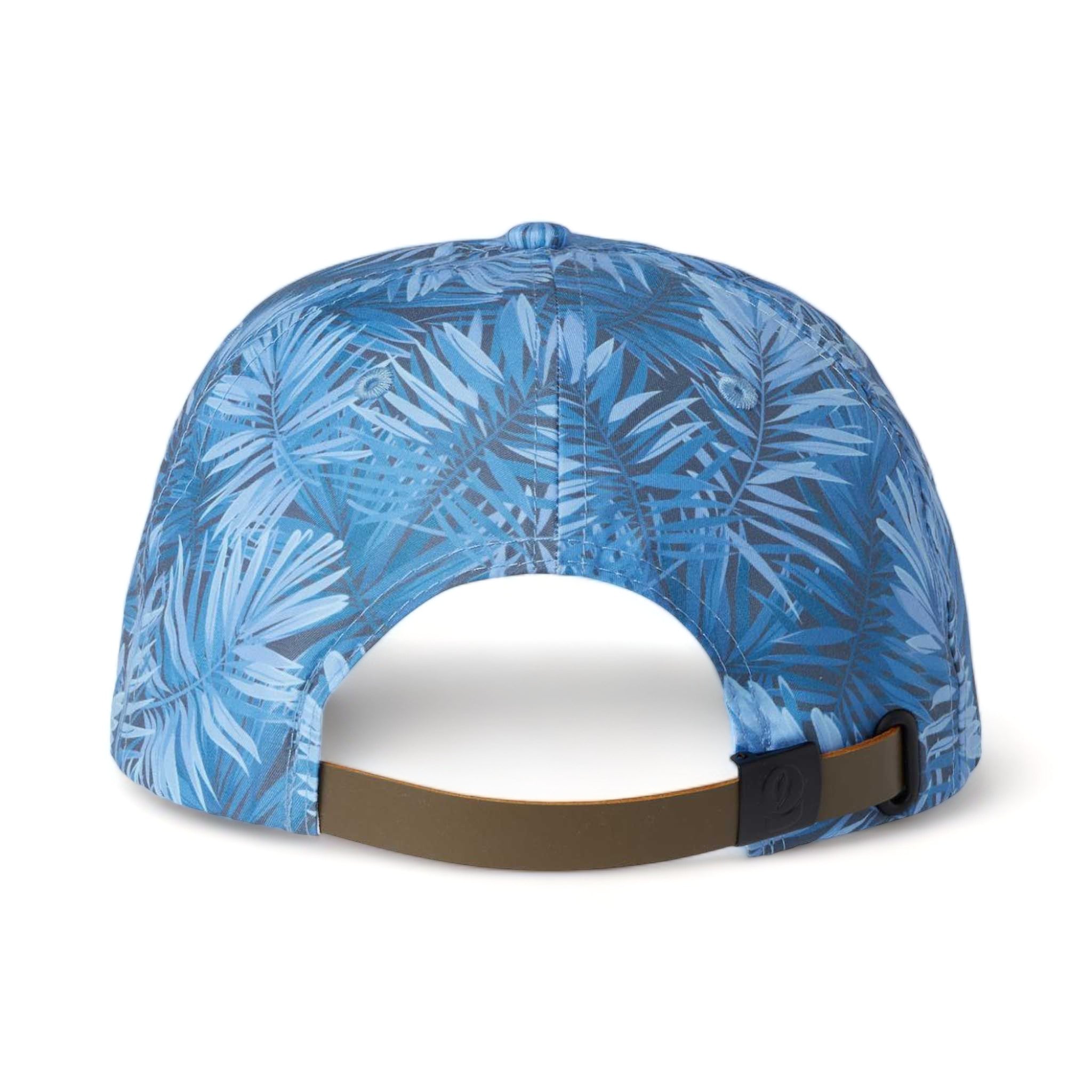 Back view of Imperial DNA010 custom hat in blue hawai'in
