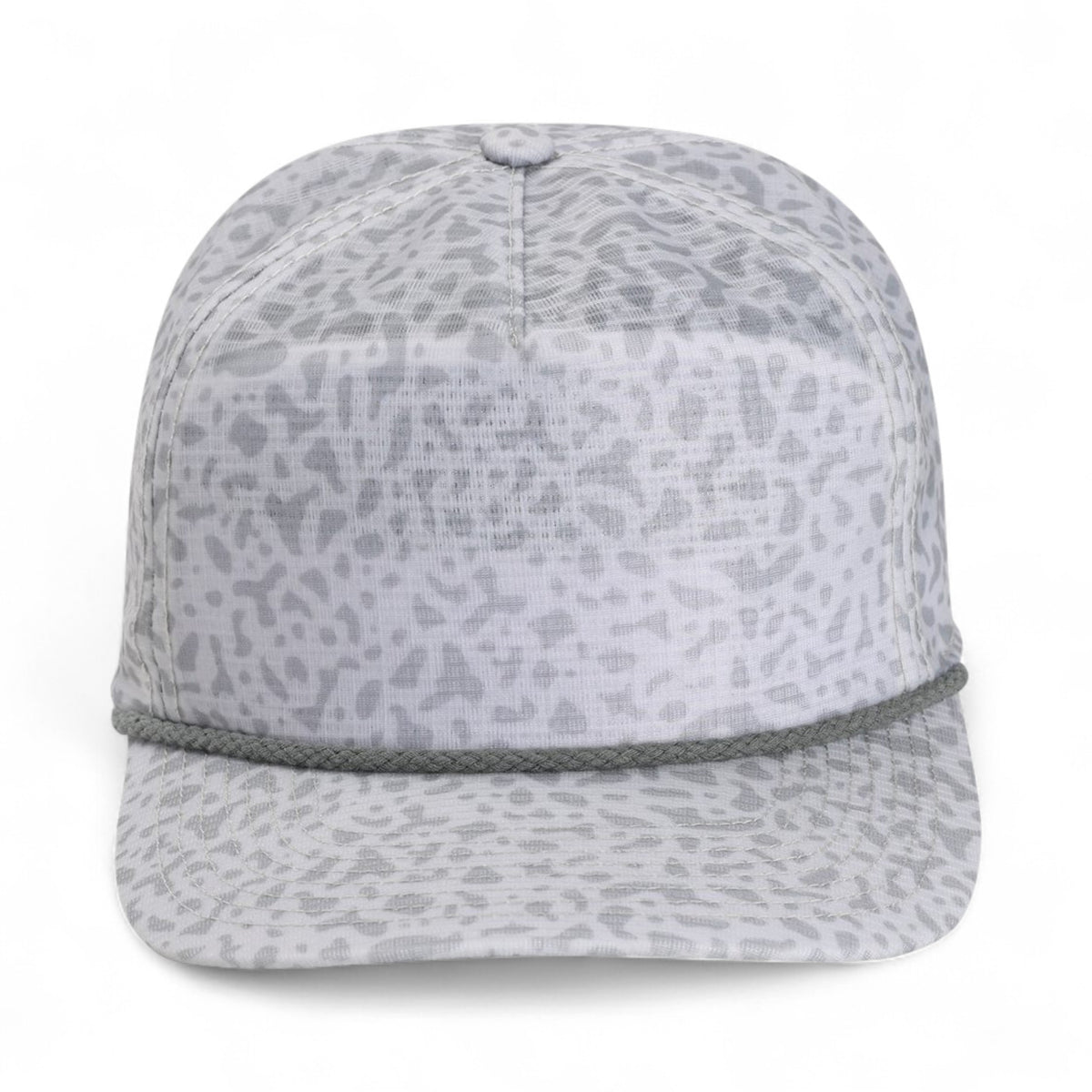 Front view of Imperial DNA012 custom hat in trout grey