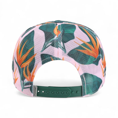 Back view of Imperial DNA012 custom hat in light pink